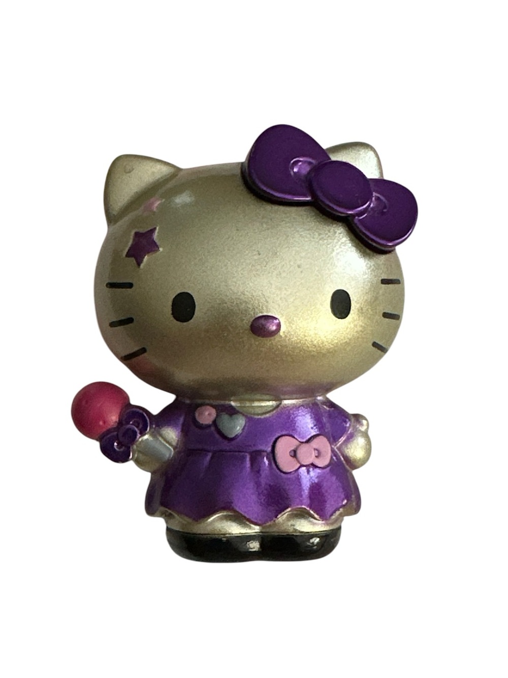Hello Kitty Purple 2.5 Inch MetalFigs Diecast Collectible Figure Sanrio